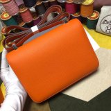 Hermes Constance Bag 23cm Epsom Leather Orange