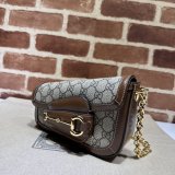 Horsebit Shoulder Gucci Perfect 1955 774209 Fashion Brown Bag