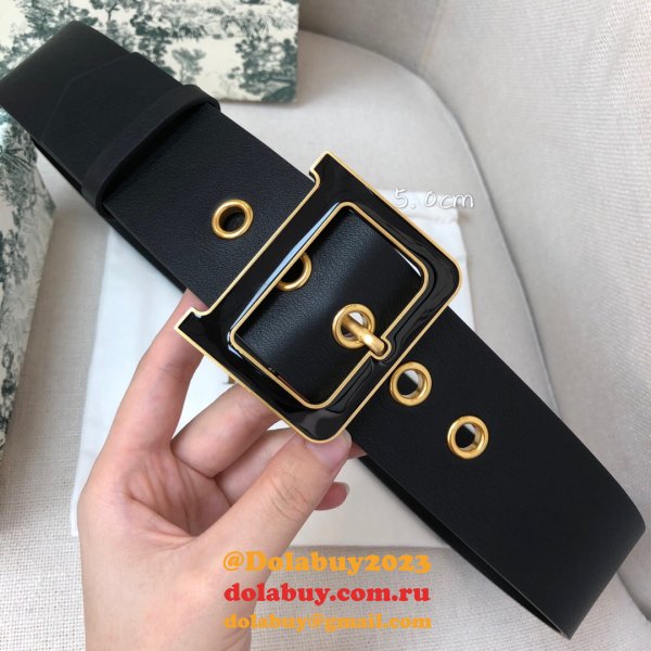 Christian Dior Replica Belts 3.5CM & 5.0CM Black Shop Online Now