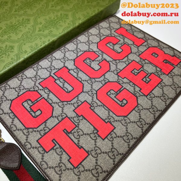 Gucci 688378 Luxury Replica GG Tiger pouch