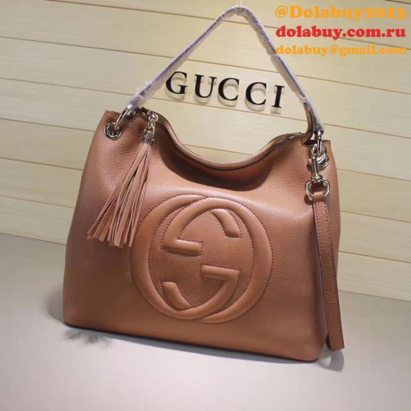 Replica Gucci Luxury Shoulder Soho Leather Hobo 408825 Bag