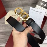 Replica Designer Salvatore Ferragamo 35 mm Black Belts