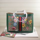 Gucci Replica 547947 AAA+ Ophidia soft GG Supreme medium tote Green