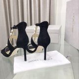 Suede Sandals Aura 95 Fake Jimmy Choo Heel: 8.5 cm Shoes