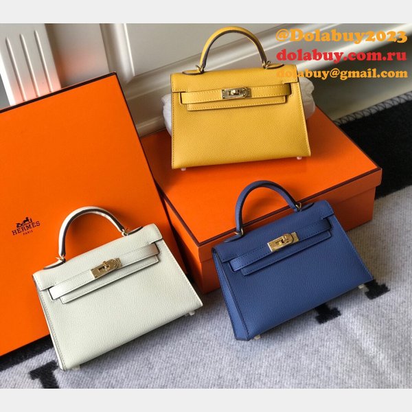 Buy Designer Best Replica Hermes Kelly 19CM Mini Bags Online