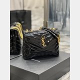 Designer Fake YSL Loulou 494699/467072 Black Handbags Online