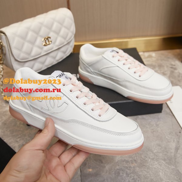 1:1 Mirror chane women Calf leather sneaker