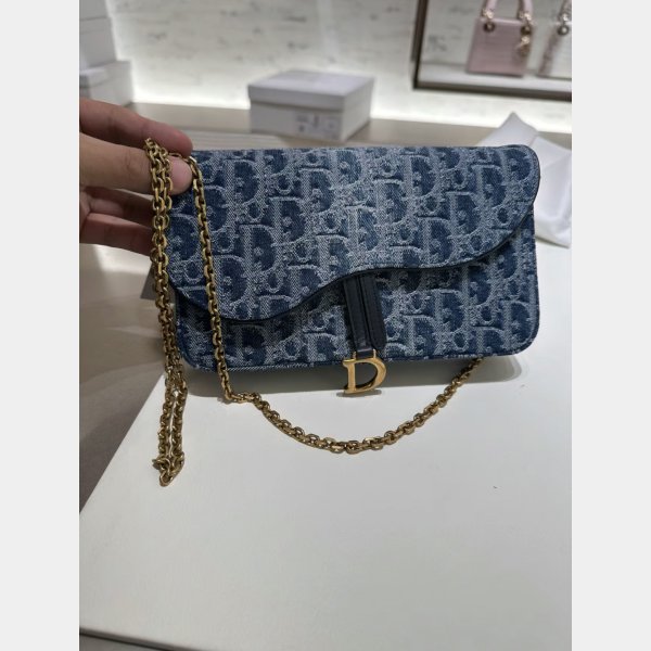 Christian Dior Shop Inspired Saddle Pouch Chain 2045 Bag