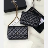 Top Quality CC WOC CHAIN BAG LAMBSKIN 19CM