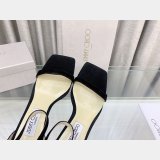 Replica Jimmy Choo Alva Suede Sandals 1:1 Mirror Heel 8.5 cm Shoes