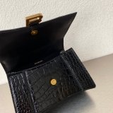 BEST BALENCIAGA KNOCK OFF CROCO HOURGLASS 19/23CM