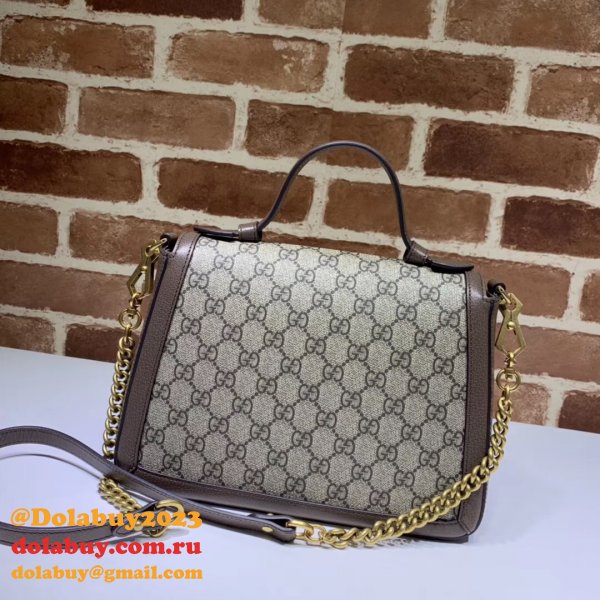 7 Star Gucci Luxury Gg Marmont Small Top Handle 498110 Bag