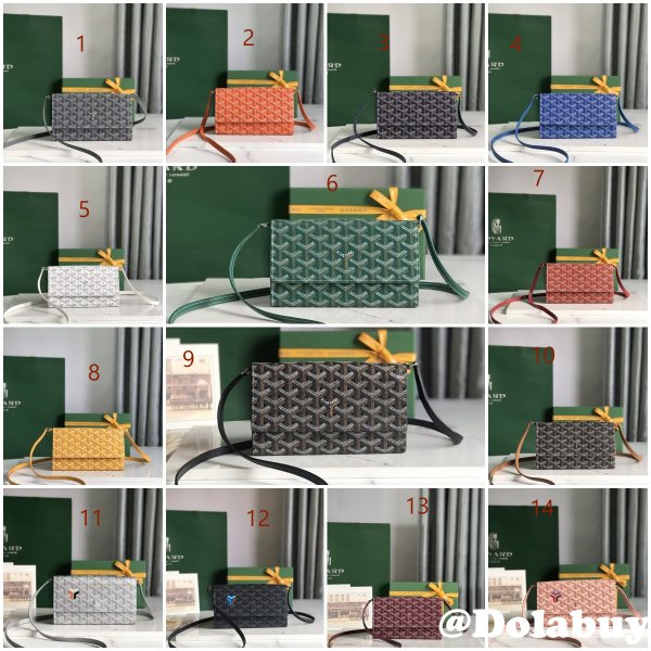 1:1 Mirror Goyardine 02019 Goyard Varenne Replica Wallet