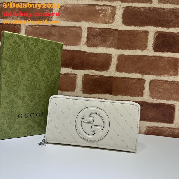 Designer Gucci 760312 Blondie Zip-Around Wallet Replica