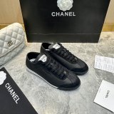 Designer chane Calf leather & calf suede sneaker 2024