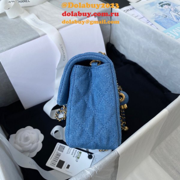 Designer Replica 20/17CM AS1787 Blue Bags Shop Replicas Store