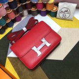 Hermes Constance Bag 23cm Epsom Leather Red