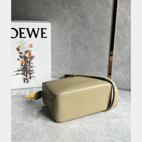 Inspired Loewe Small Puzzle Bag In Satin Calfskin 24CM With Strap