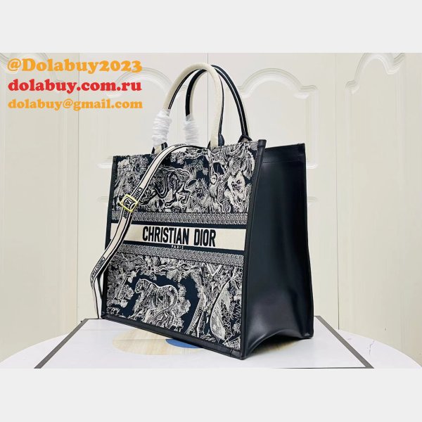 Fashion DIOR BOOK TOTE WITH STRAP NEW Designer