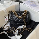 Luxury CC MINI AS4385 pearl chain BAG 2024