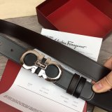 Replica Designer Salvatore Ferragamo 35 mm Black Belts