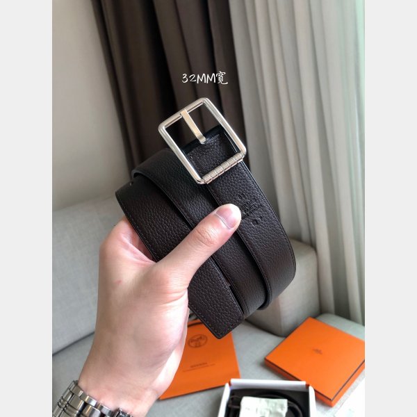 Share Replica Hermes H Belt Reversible Leather 32mm Online