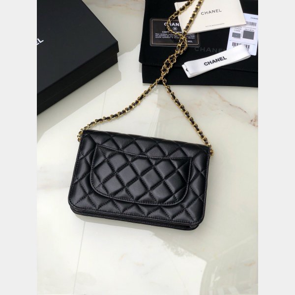 Top Quality CC WOC CHAIN BAG LAMBSKIN 19CM