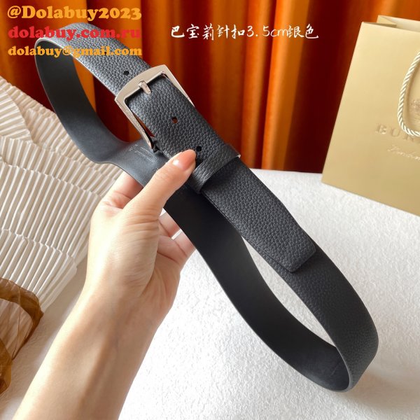 Cheap BURBERRY BELT 1:1 Mirror UK 35MM