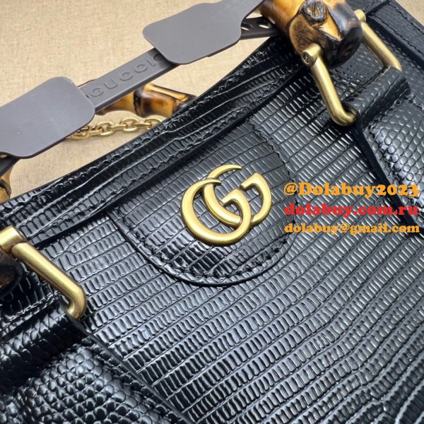 AAA Quality Replica Gucci Diana lizard 675800 bag