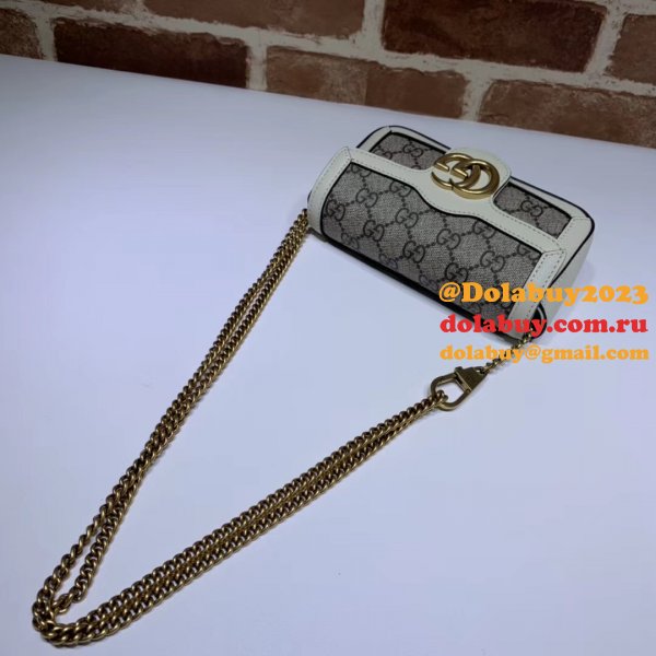 Fake Gucci GG Marmont matelassé leather super mini 476433 bag Clutches