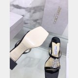 Top Designer Flat Sandals Jimmy Choo Heel 7 cm High Replica Shoes