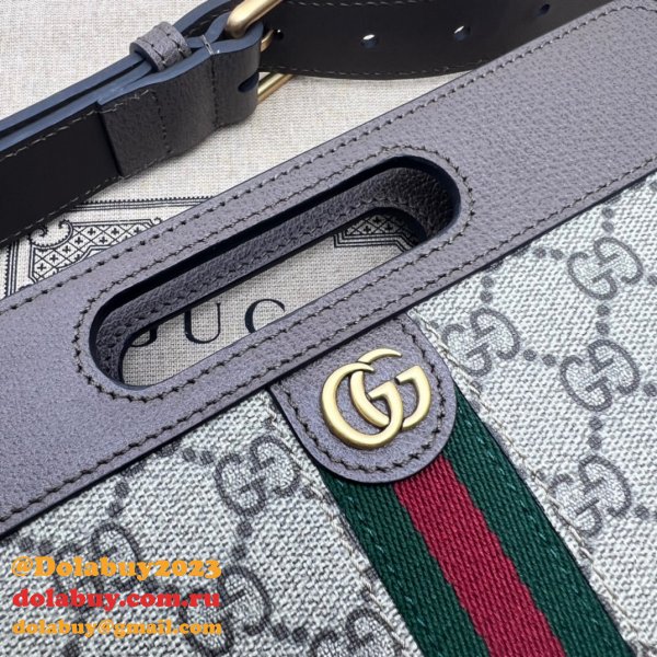 Gucci Replica Ophidia Ebony GG Supreme Belt 704196 Bag Store