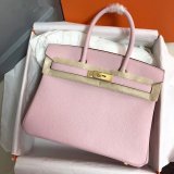 Hermes Birkin 35cm Togo leather Handbags Pink