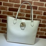 Gucci Replica Black/White 649577 Medium tote with Double G