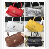 Luxury CC COCO HANDLE SNAKE SKIN HANDBAG 25CM