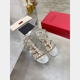 Wholesale VALENTINO ROCKSTUD FLAT CALFSKIN SANDAL WITH STRAPS