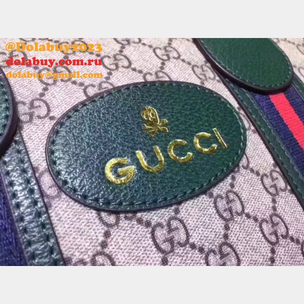 Gucci High Quality Shoulder Hand Boston 459311 Brown Green Bag