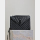 Top Quality Yves Saint Laurent Caviar Leather Envelope Bag