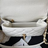 Replica Handle Matelasse 2Way AS2215 Shoulder Bag CAVIAR 19CM