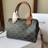 Luxury Celine 197582 Triomphe Small Boston Bag