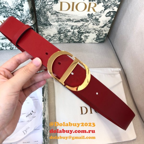 UK Top Quality Christian Dior 3.5CM Multi-color Belts