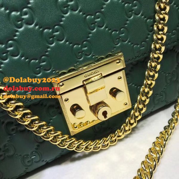 Replica 7 Star Gucci Padlock medium GG shoulder 409486 bag