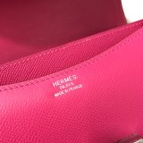 Hermes Constance Bag 18CM Epsom Leather Rose