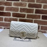 GG Marmont Gucci Replica Card Case Chain Wallet 751526 Bag