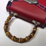 Best Gucci Replicas Lilith Top Handle Bag Leather 453751 Snakeskin Small