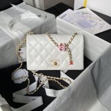 Replica AS4967 Classic Flap Luxury 7 Star Black/White Bags