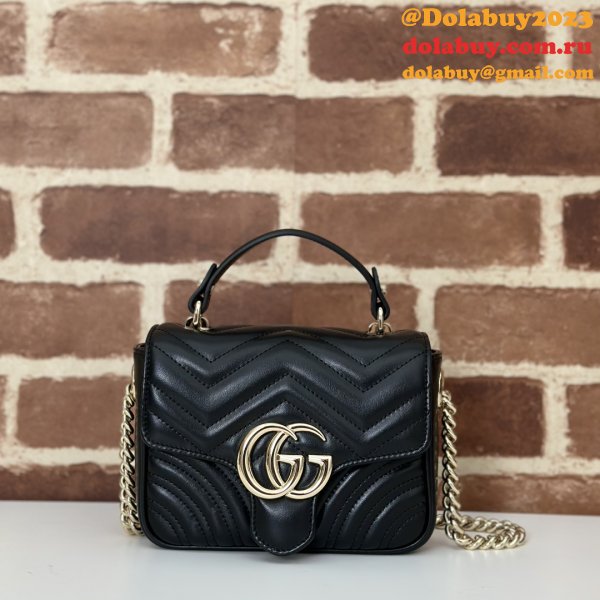 Best GG Marmont Gucci 811238 Top Handle Knockoff Bag