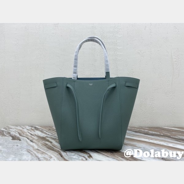 Replica Celine Light Green Small Cabas Phantom Bag