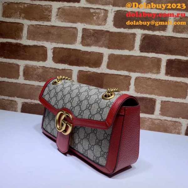 Designer Gucci Matelasse Small GG Marmont 443497 Bag