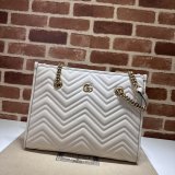 Tote GG Marmont White/Black 779724 Gucci Replica Bag